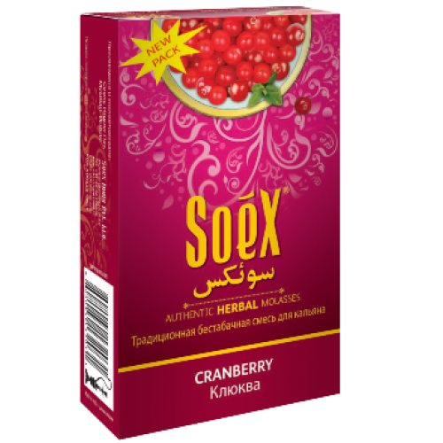 Бестабачная смесь Soex Клюква