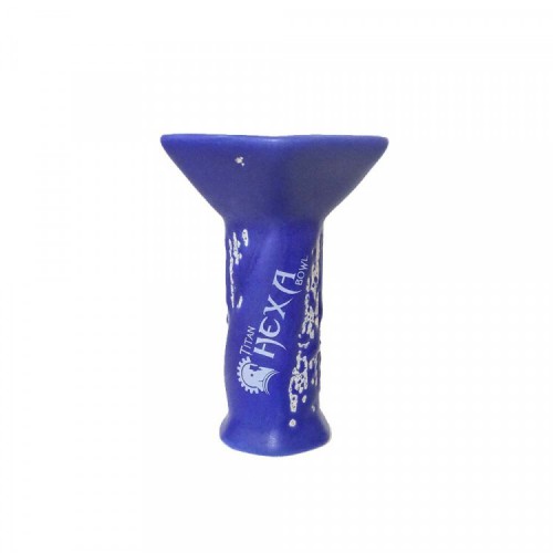 Чашка для кальяна Hexa Bowl - Blue, serie: Empire
