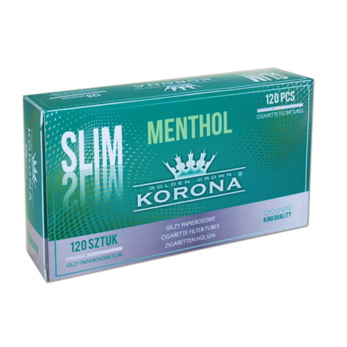 Сигаретные гильзы Korona Slim Menthol 120 шт.