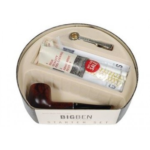 Трубка BIGBEN Starter Set brown straight (набор)