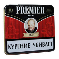 Сигариллы Premier Porto с мундштуком портсигар 10 шт.