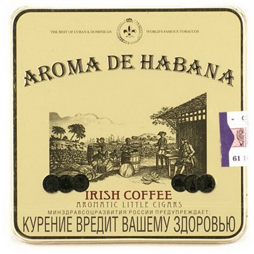 Сигариллы Aroma de Habana Irish Coffee 10 шт.