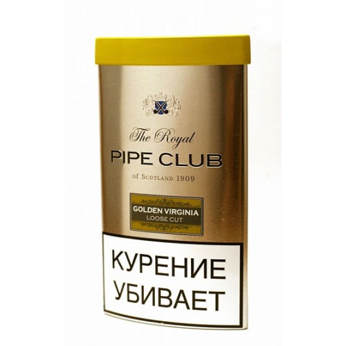 Трубочный табак "The Royal Pipe Club Golden Virginia" банка