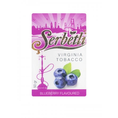 Кальянный табак Serbetli Blueberry Flavoured, 50гр.