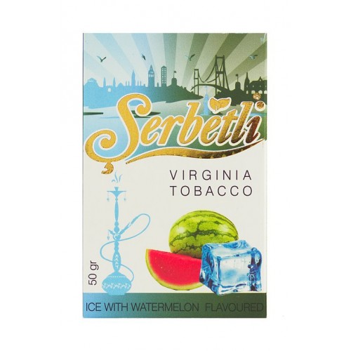 Кальянный табак Serbetli Ice with Watermelon Flavoured, 50гр.