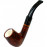 Трубка Lorenzetti briar (9 мм) Dark Brown в фирменном боксе с кисетом мод.11