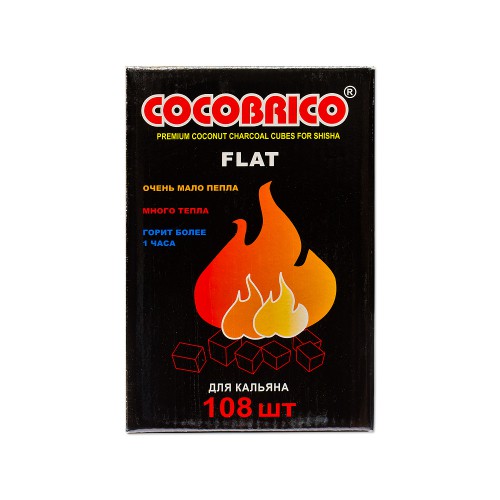 Уголь натуральный Кокосовый Cocobrico 108 шт