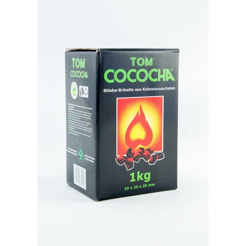 Уголь натуральный кокосовый Tom Cococha Green 1 кг