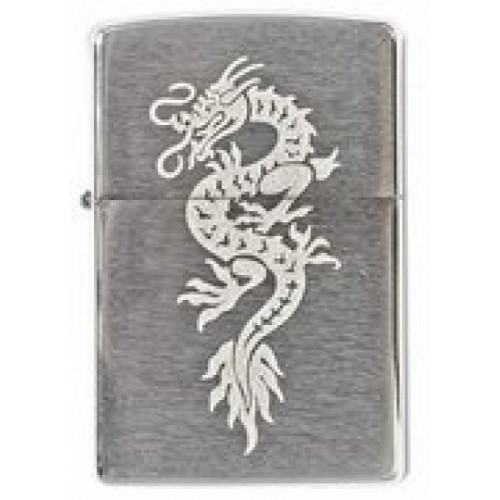 Зажигалка Zippo 200 Dragon1 Brushed Chrome