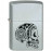 Зажигалка Zippo 205 Tattoo Skull Satin Chrome