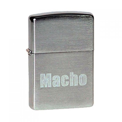 Зажигалка Zippo 200 Macho Brushed Chrome