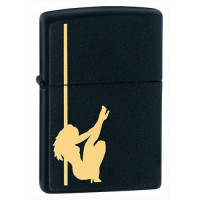 Зажигалка Zippo 24892 Girl Black Matte