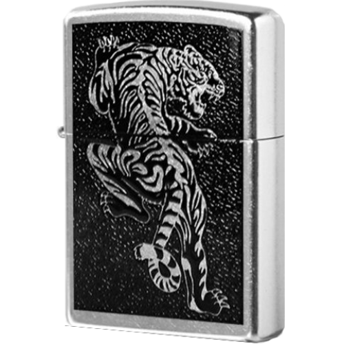 Зажигалка Zippo 207 Tigre Satin Chrome