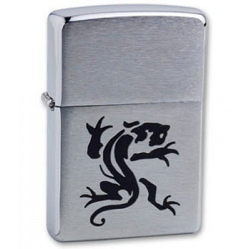 Зажигалка Zippo 200 Panther Brushed Chrome