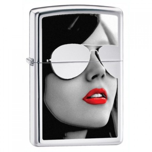 Зажигалка Zippo 28274 Sunglasses High Polish Chrome